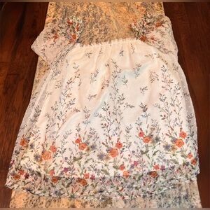 Sweet Rain Floral Embroidered Blouse